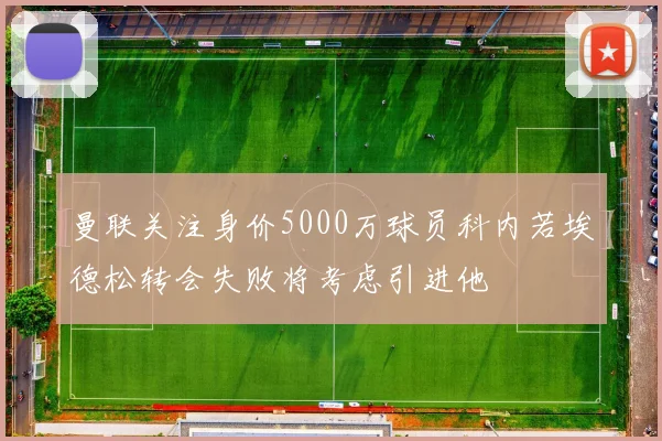 曼联关注身价5000万球员科内若埃德松转会失败将考虑引进他